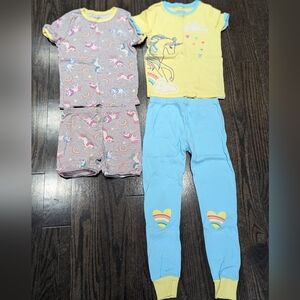 2/$20 Kirkland Signature Kids 4-Piece Unicorn Pajama Set Size 6